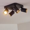 Kullaberg Ceiling Light black, 4-light sources