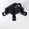 Kullaberg Ceiling Light black, 4-light sources