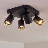 Kullaberg Ceiling Light black, 4-light sources