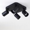 Kullaberg Ceiling Light black, 4-light sources