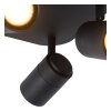 Ceiling Spotlight Lucide LENNERT LED black, 4-light sources