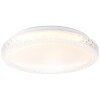 Ceiling Light Brilliant Badria white, 1-light source