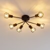 Baripada Ceiling Light black, 6-light sources