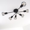 Baripada Ceiling Light black, 6-light sources