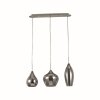 Ideal Lux SOFT Pendant Light grey, 3-light sources