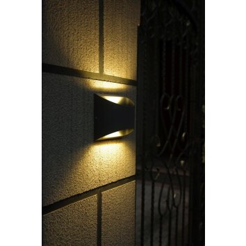 Lutec BONN Wall Light LED anthracite, 2-light sources