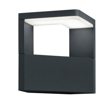 Trio Ganges outdoor wall light LED anthracite, 1-light source