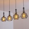 WALTERSWALD Pendant Light black, 4-light sources