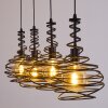 WALTERSWALD Pendant Light black, 4-light sources