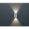 Trio WALES wall light LED matt nickel, 2-light sources