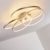 GIMDALEN Ceiling light LED matt nickel, 1-light source, Remote control