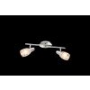 Globo ceiling spotlight chrome, 2-light sources