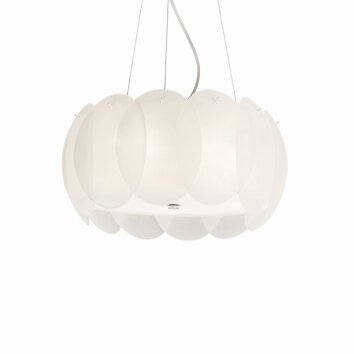 Ideal Lux OVALINO Pendant Light white, 5-light sources