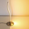 Leuchten-Direkt Wave table lamp LED stainless steel, 1-light source