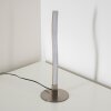 Leuchten-Direkt Wave table lamp LED stainless steel, 1-light source