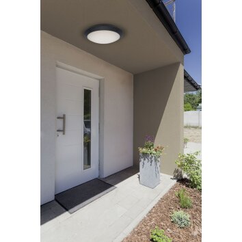 Brilliant MEDWAY Outdoor Wall light LED anthracite, 1-light source