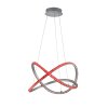 Reality RUBIN Pendant Light LED aluminium, 1-light source, Remote control, Colour changer