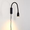 Alsea Bedside lamp LED black, 1-light source, Motion sensor