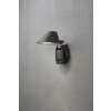 Konstsmide PRATO wall light LED black, 1-light source, Motion sensor