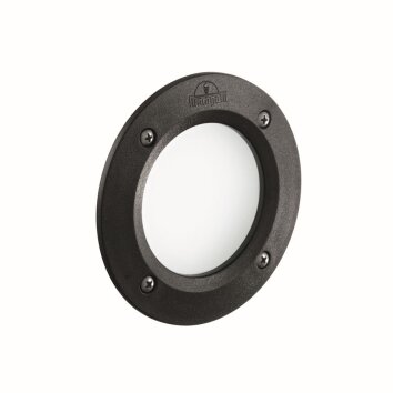 Ideal Lux LETI Outdoor Wall Light black, 1-light source