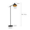 Steinhauer MEXLITE Floor Lamp black, 1-light source