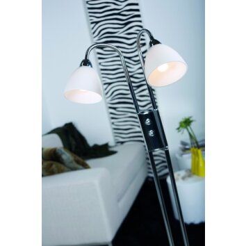 Nordlux RAY floor lamp chrome, 2-light sources