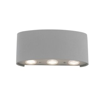 Wall Light Paul Neuhaus CARLO LED silver, 6-light sources