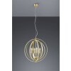 Trio CANDELA chandelier brass, 4-light sources