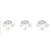 Paul Neuhaus Q-AMY Ceiling Light LED stainless steel, 6-light sources, Remote control