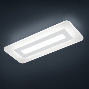 Helestra Wes ceiling light LED grey, white, 1-light source
