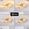 Woyens Ceiling Light LED gold, 1-light source