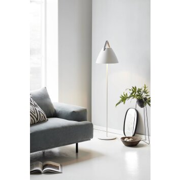 Design For The People by Nordlux STRAP Floor Lamp white, 1-light source