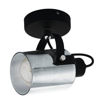 Eglo BERREGAS spot chrome, black, 1-light source