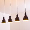 TIMOLA Pendant Light black, white, 4-light sources