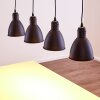 TIMOLA Pendant Light black, white, 4-light sources
