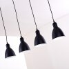 TIMOLA Pendant Light black, white, 4-light sources