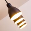 TIMOLA Pendant Light black, white, 4-light sources