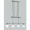 Trio-Leuchten Freddy Pendant Light LED matt nickel, 4-light sources