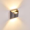 VIKOM outdoor wall light LED anthracite, 2-light sources