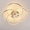 GIMDALEN Ceiling light LED matt nickel, 1-light source, Remote control