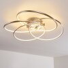 GIMDALEN Ceiling light LED matt nickel, 1-light source, Remote control