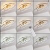 GIMDALEN Ceiling light LED matt nickel, 1-light source, Remote control