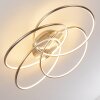 GIMDALEN Ceiling light LED matt nickel, 1-light source, Remote control