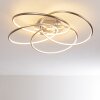 GIMDALEN Ceiling light LED matt nickel, 1-light source, Remote control