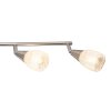 Globo KRISTALL Ceiling light matt nickel, 4-light sources