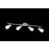 Globo ceiling spotlight chrome, 4-light sources