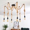 SUNNYVALE Pendant Light brown, black, 6-light sources
