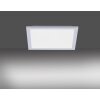 Leuchten Direkt FLAT Ceiling Light LED silver, 1-light source, Remote control