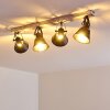 Berkeley Ceiling Light gold, white, 4-light sources