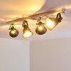 Berkeley Ceiling Light gold, white, 4-light sources